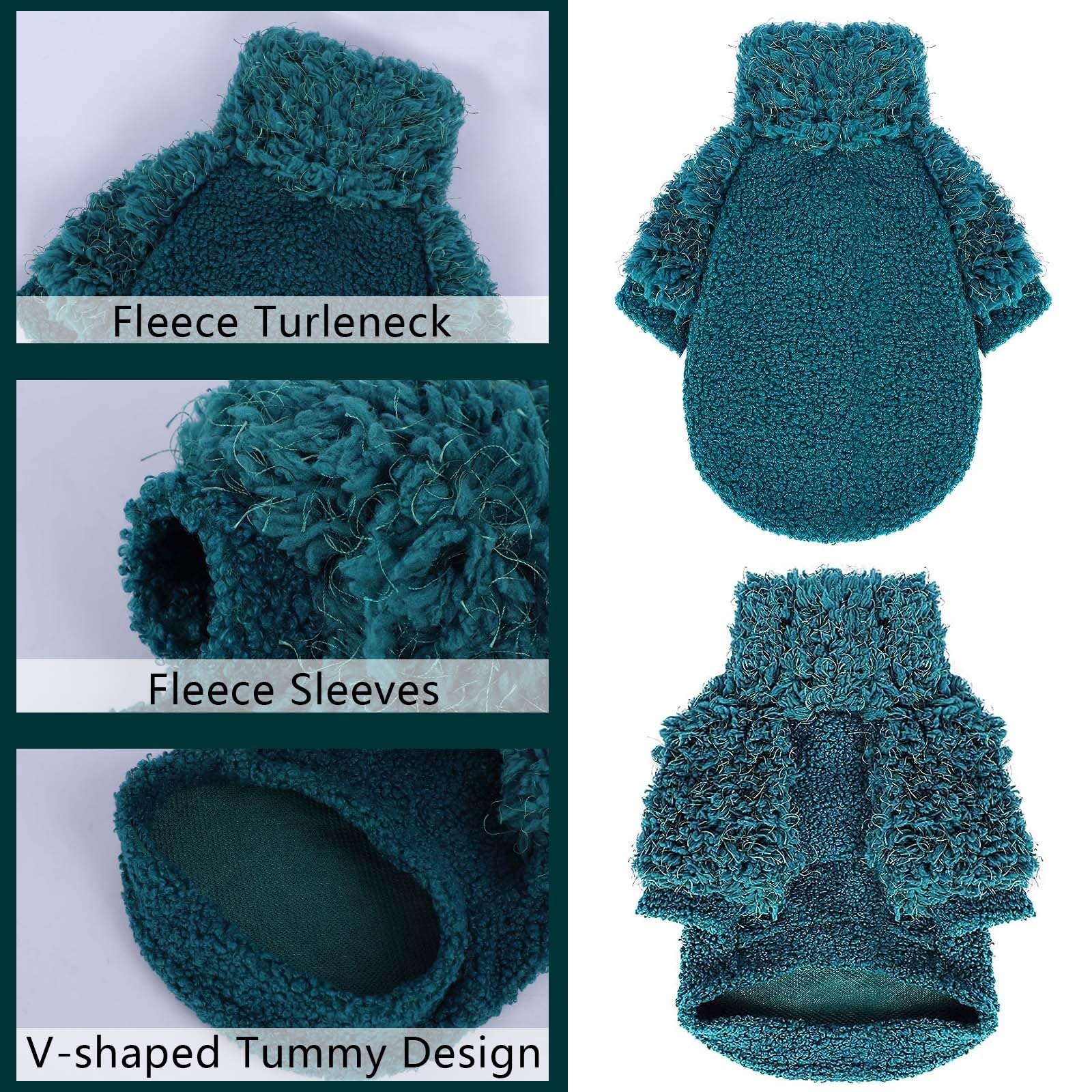 Dog Clothes Dog Sweater For Chihuahua Dachshund Yorkie Soft Thickening Dogs Shirt Puppy Sweater For Dogs Small Dog Sweaters, Gre